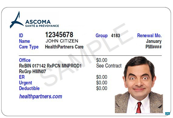 Download Equatorial Guinea health insurance card Photoshop template